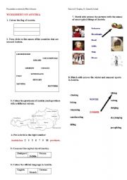 English worksheet: Austria