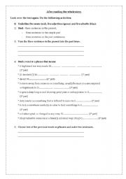 English worksheet: The Raven