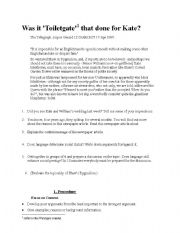 English worksheet: debate about language and prestige (pygmalion)