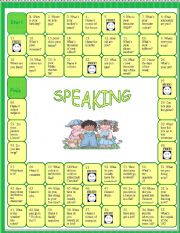 English Worksheet: Speaking activity -Revision board game - 6th form