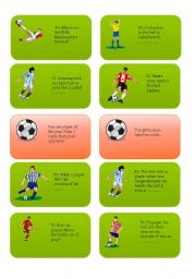 FOOTBALL /SOCCER CARD GAME PART 4