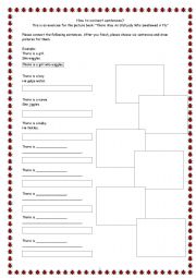 English Worksheet: How to Connect Sentences?