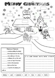 English Worksheet: Christmas