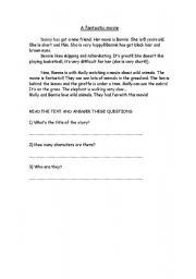 English worksheet: Four- skill Task for Second Grade