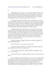 English Worksheet: short stories