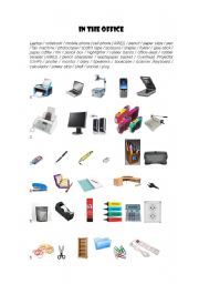 English Worksheet: Office supplies