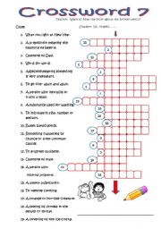 Crossword 7 (key included)