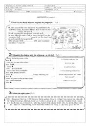 mid term test 1    7 th form