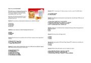 English Worksheet: Are you a fast food junkie