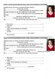 English Worksheet: Present perfect practice