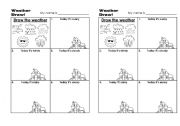 English Worksheet: Weather