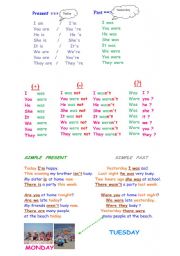 English Worksheet:  simple past