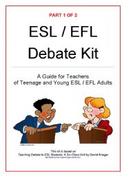 English Worksheet: Debate Kit Part 1 (of 2)