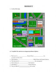 English Worksheet: Directions