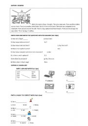 English worksheet: useful test for kids