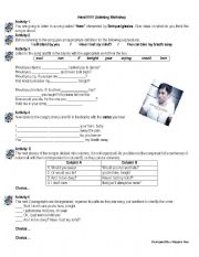 English Worksheet: Hero - Enrique Iglesias (song)