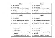 English worksheet: Feelings