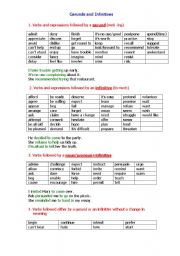 English Worksheet: gerunds and infinitives