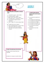 English Worksheet: Adverbs of frequency for fifth level