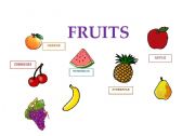 English worksheet: Fruits and vegetables