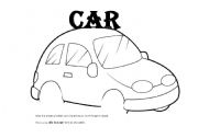 English Worksheet: Car