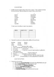 English worksheet: WORD FORMATION