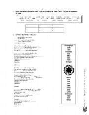 English Worksheet: RHCP songs