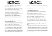 English Worksheet: Twist and Shout