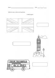 English Worksheet: UK
