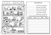 English Worksheet: Christmas 2 Pages