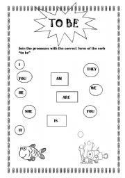 English Worksheet: To be 