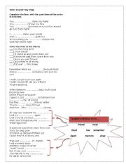 English Worksheet:  pink who knew 