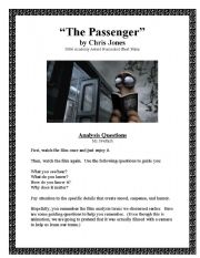 English Worksheet: The passenger