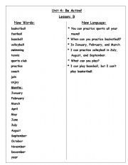 English worksheet: composition