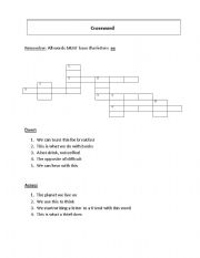 English Worksheet: ea words