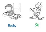 English Worksheet: SPORTS FLASHCARDS 4