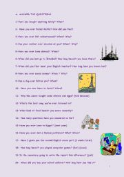 A perfect revision for present perfect tense