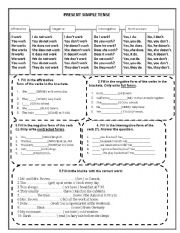 English Worksheet: Present Simple 