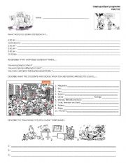 simple past-past continuous practice