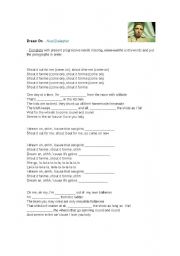 English worksheet: Dream On Noel Gallagher 