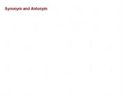 English worksheet: Synonym and Antonym Acorns