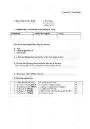 English Worksheet: A lesson plan for 