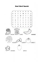 Food Word Search