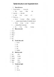 English worksheet: How to plant potatoes