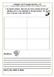 English Worksheet: Drawing