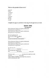 English Worksheet: Secret Smile - by Semisonic