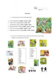 English Worksheet: Adverbs of manner 