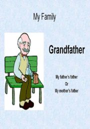 English Worksheet: grandfather describtion