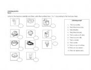 English Worksheet: Food