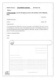 English Worksheet: preparing for the trip